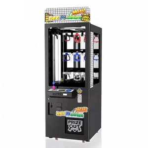 Clear Glass Front Metal Key Master Arcade key master game machine with bill stacker Game Machine gift prize claw crane machine