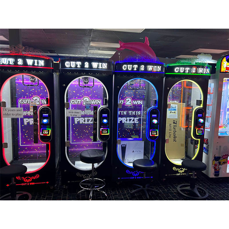 Hot sale popular arcade cut prize machine coin operated games Pink Date cut prize game machine for shopping mall