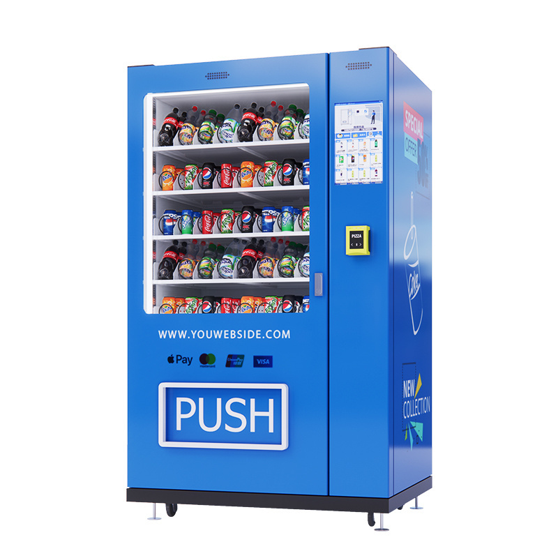 China made Hi-tech Smart hot selling high quality snack and drinks vending machine