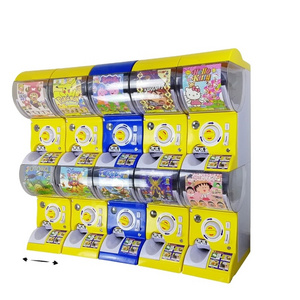 Commercial Capsule Toy Vending Machine 145cm Height Big Capsule Toy Gumball Vending Device for MAX 75MM Gumballs Bouncy Balls