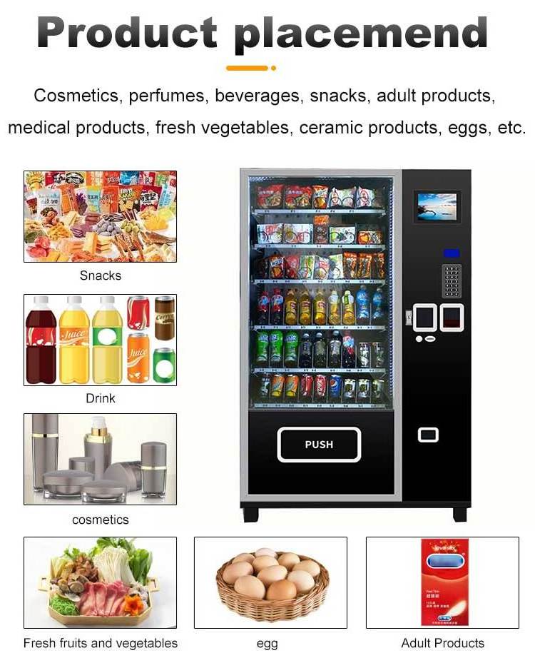 Modern Automatic Vending Machine Electronic Merchandise Age Verify Vending Machine