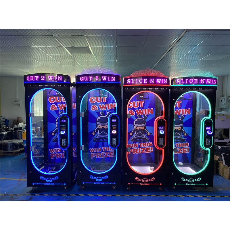 Hot sale popular arcade cut prize machine coin operated games Pink Date cut prize game machine for shopping mall