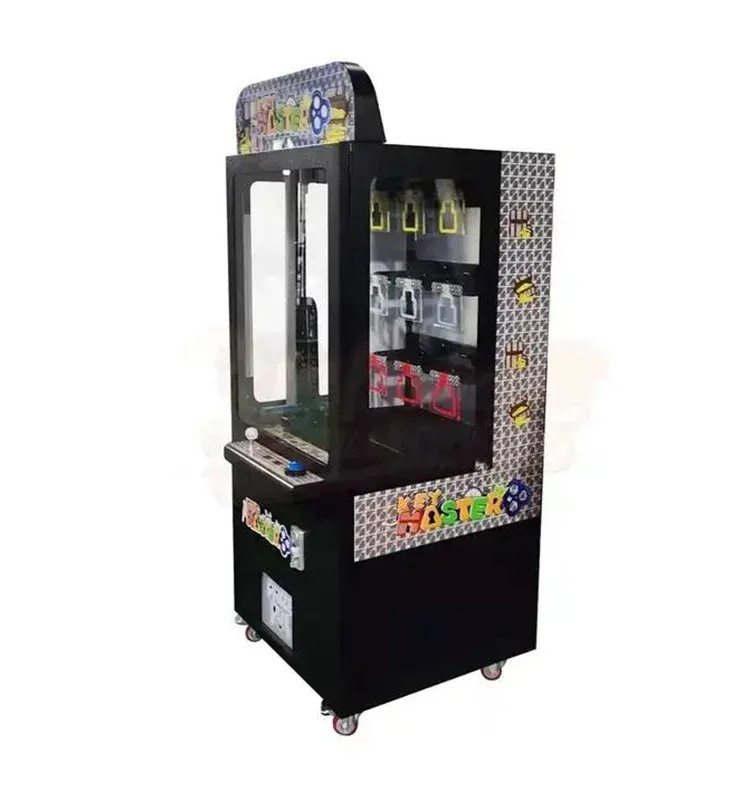 Clear Glass Front Metal Key Master Arcade key master game machine with bill stacker Game Machine gift prize claw crane machine