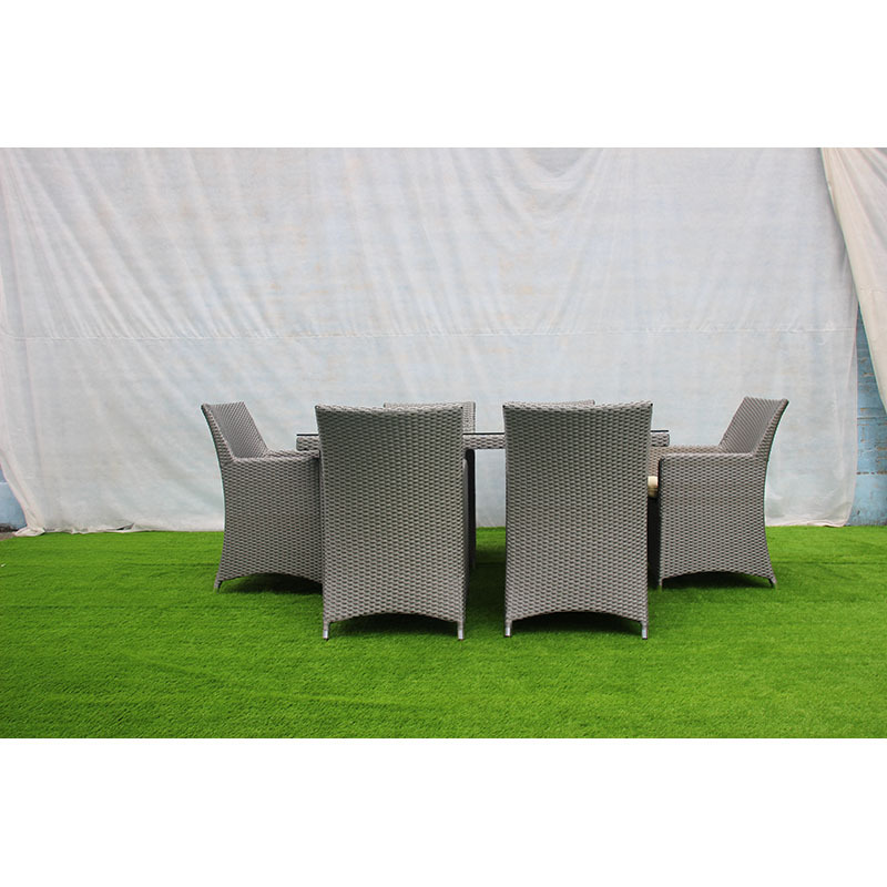 best seller 6 pieces outdoor rattan sofa modular conversation patio rattan set luxury garden furniture wicker sectional sofa