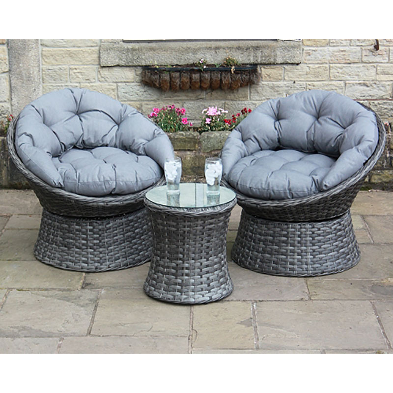 Outdoor furniture, high quality dining room hand woven wicker rattan tables and chairs, garden set