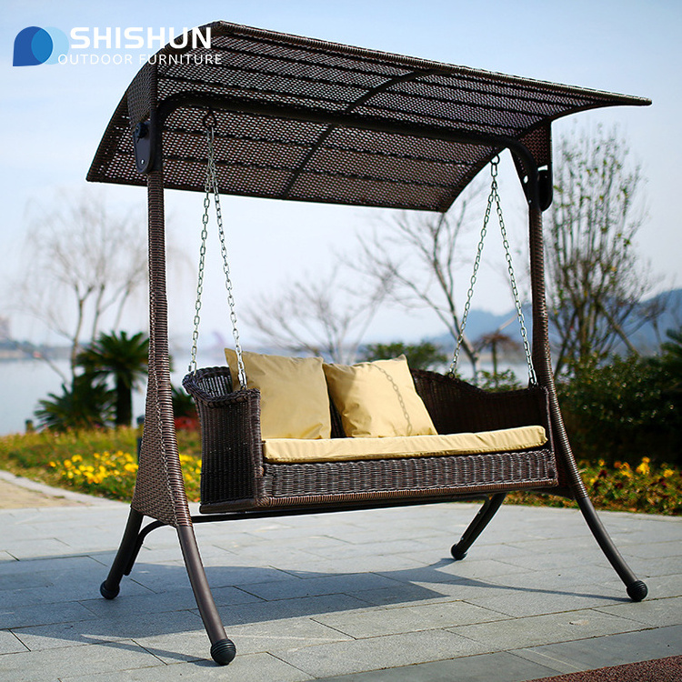 Outdoor Hanging Chair Cane Swing Outdoor Furniture Garden Hotel outdoor hanging balcony swing chair furniture