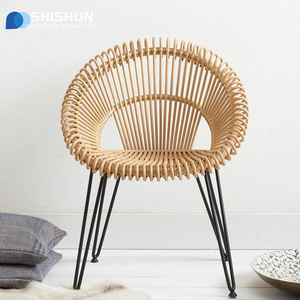 High quality rattan table and chair furniture garden restaurant furniture black egg shaped rattan chair