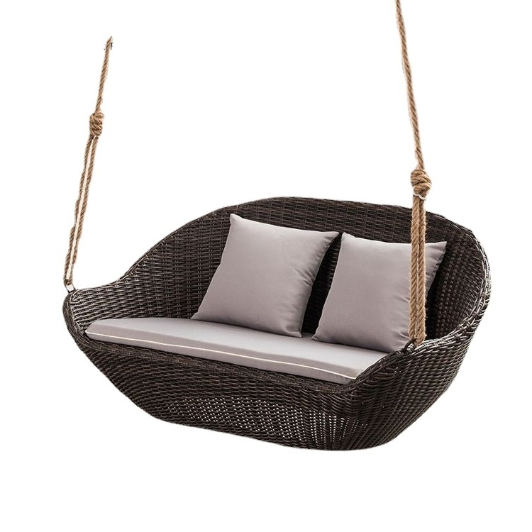 Balcony hanging basket outdoor swing home leisure indoor chair slacker sofa rattan woven hammock hanging rocking chair