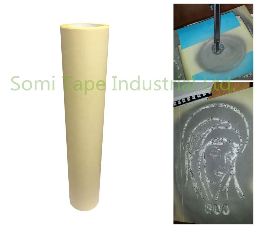 SOMITAPE SH8100 Rubber Sandblasting Stencil for Stone and Marble