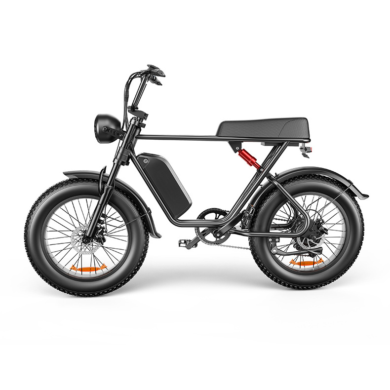 Emoko C91 Electric Super Powerful Max Speed 50km 1000w Motor Adult Bicycle Ele 20 Inch Off Road Fat Tyre 48v 70km Electric Bike