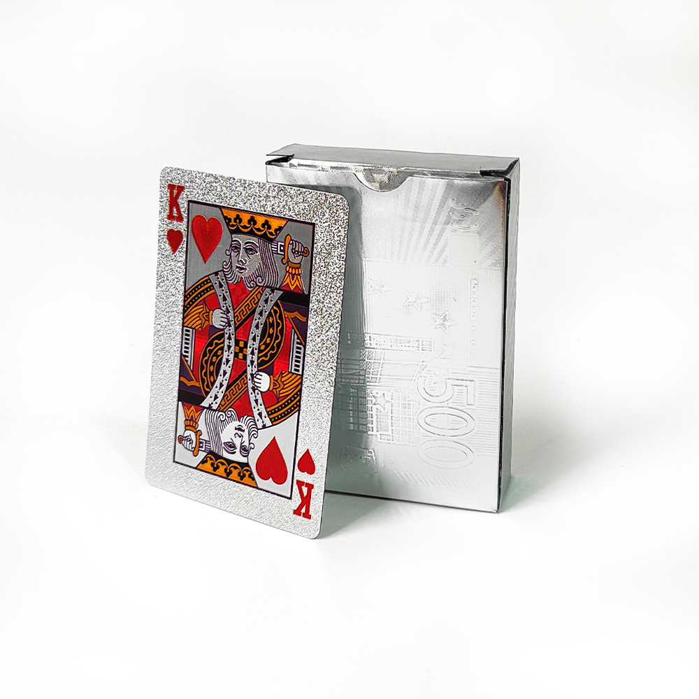 PVC Playing Card Custom Printing Entertainment Poker Waterproof Durable Premium Plastic Playing Cards