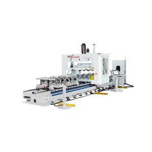 Furniture wooden lathe 5 in 1 combined woodworking machine 5 functions automatic Cnc mortise and tenon machine