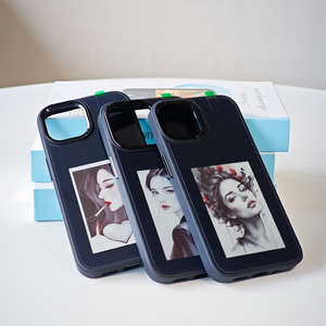 Luxury NFC Smart Eink Photo Ink Screen Phone Case Electronic E Ink Phone Case For Iphone 16 15 14 13 12 Series