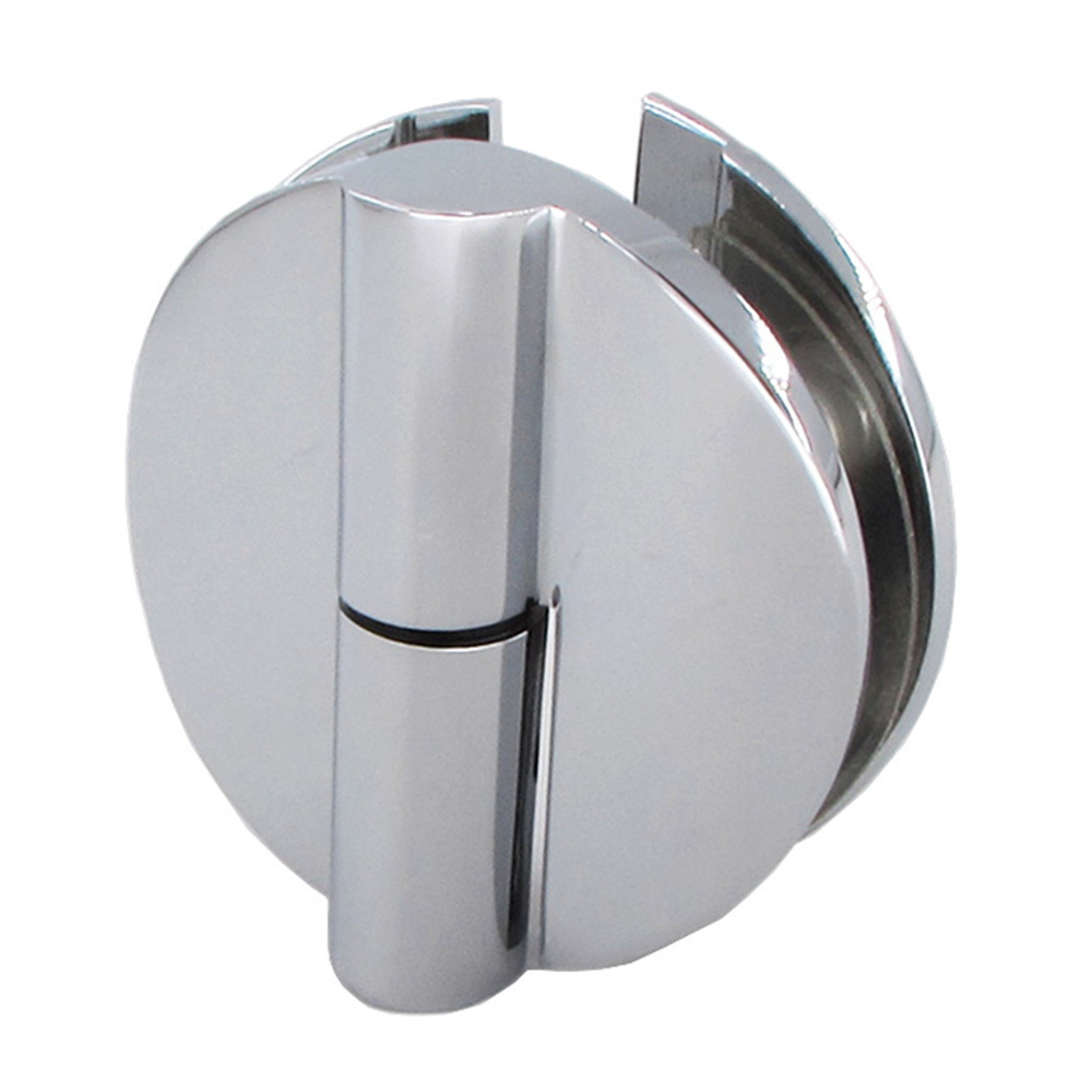 Foshan Hardware Shower Glass Door Brass Lift Circular type Hinge