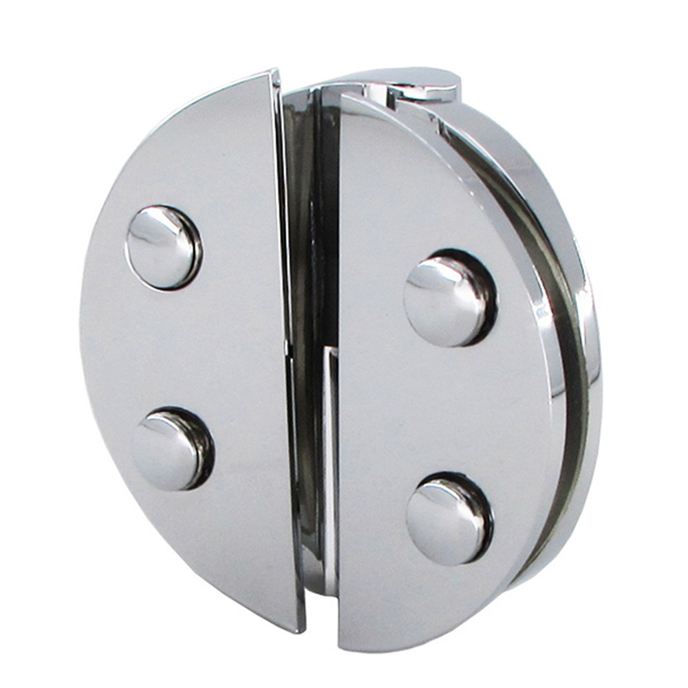 Foshan Hardware Shower Glass Door Brass Lift Circular type Hinge