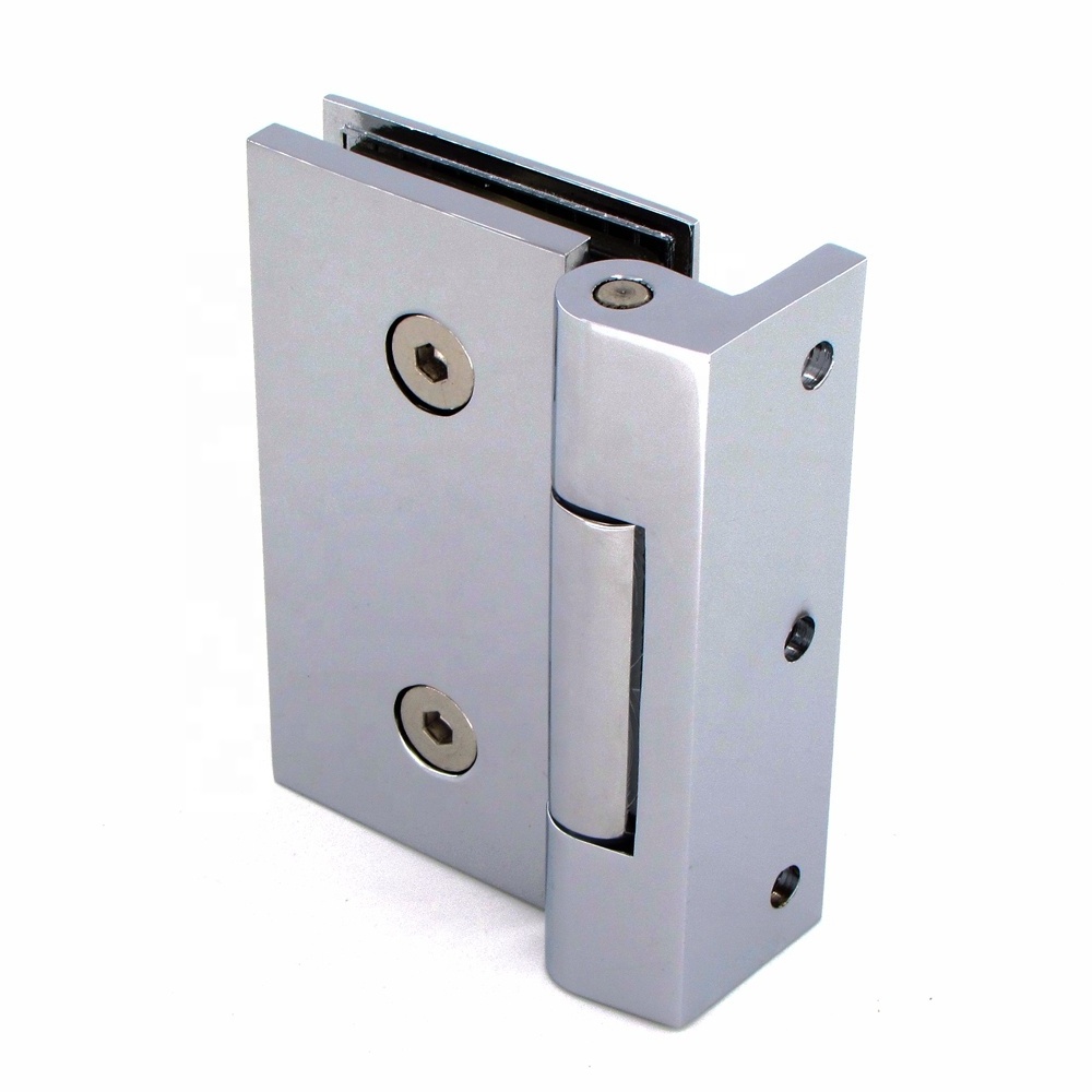 heavy duty commercial 8mm glass swing door hinges  wall to glass shower glass door closer hinge