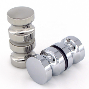 Bathroom hardware fitting accessory stainless steel  brass door knob shower glass door handle knobs