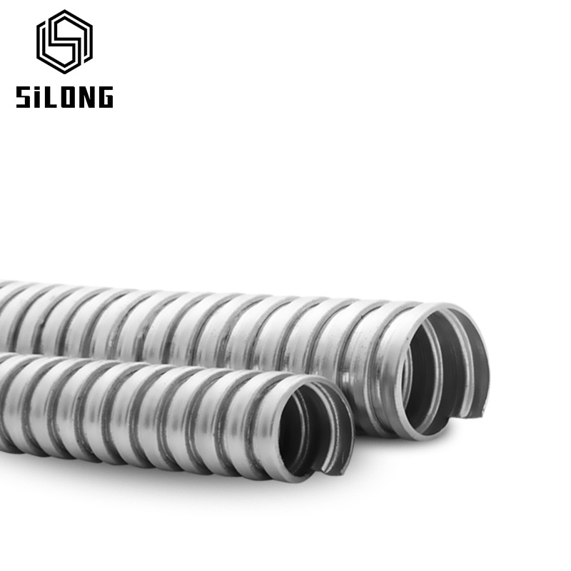 galvanized steel corrugated flexible metal hose reel electrical conduit