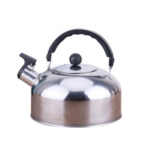 Wholesale low price 3L stainless steel pot gas stove kettle whistling kettle metal tea pot water kettle