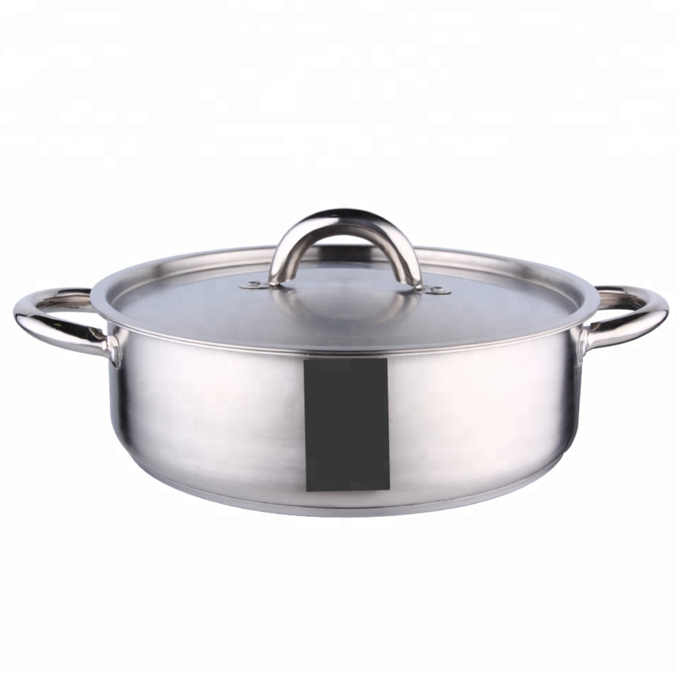 Free Sample Cook Ware Cookware Cocina Olla De Caserole Cooking Pots Camping Stainless Steel Frying Pan Casserole Kitchen Pot Set