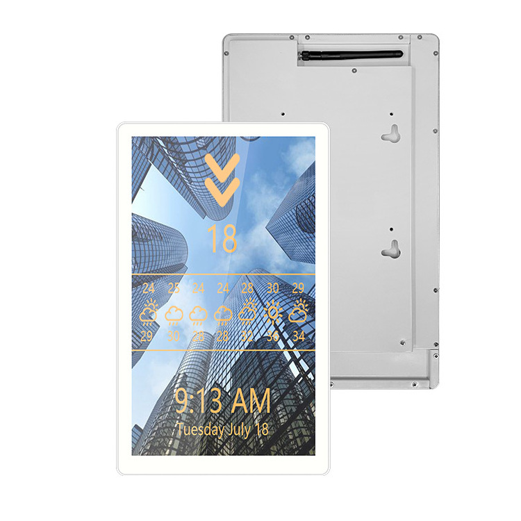 Anti-Theft Wifi Elevator Advertising Display Screen Lcd Touch Screen Panel Elevator Digital Signage Player Display for Elevator