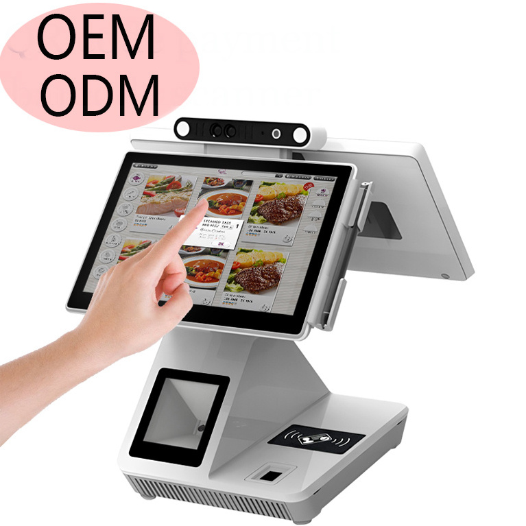 supermarket self chekout cashier cash register counter equipment desktop retail WiFi electronic billing cashier machine for sale