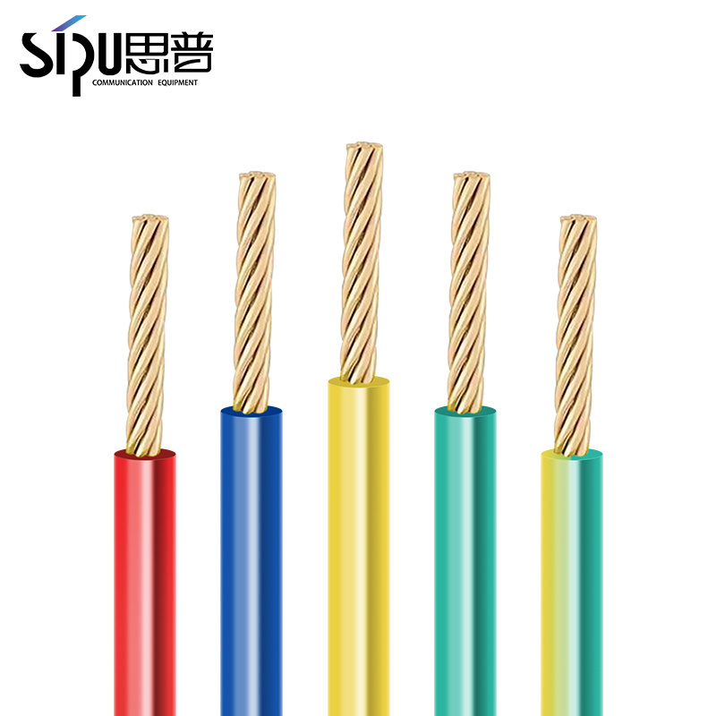 SIPU Home House Wiring Building BVR Electrical Wire Cable Single Core Pvc Insulation Copper Wire Cable