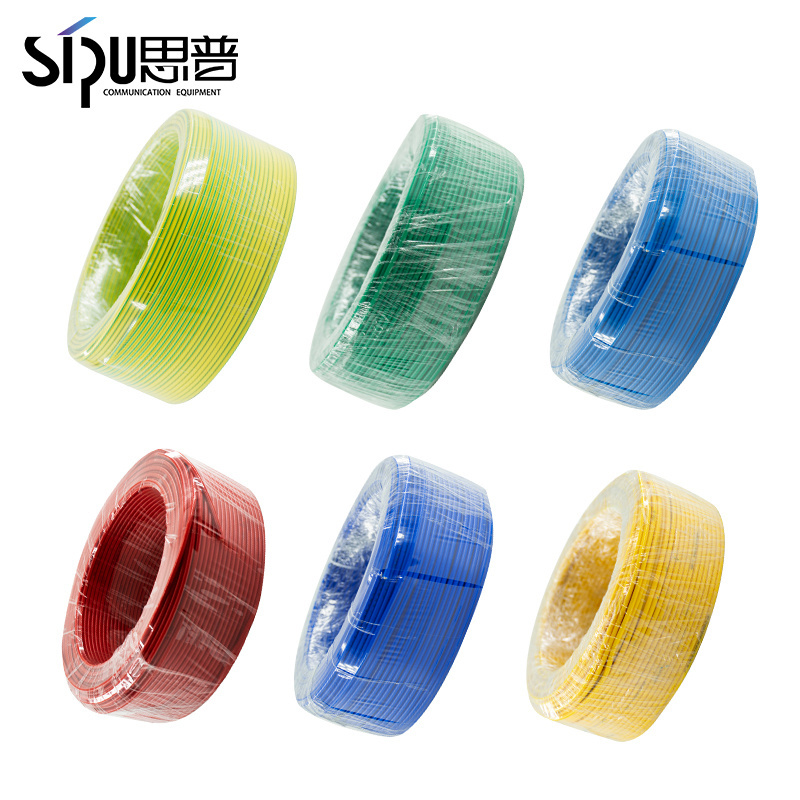 SIPU Home House Wiring Building BVR Electrical Wire Cable Single Core Pvc Insulation Copper Wire Cable