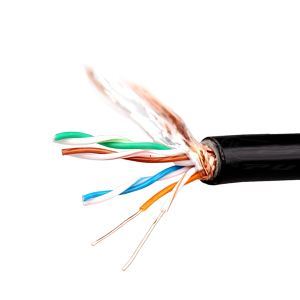 cat5 UTP cat5e copper 24AWG double jacket PVC PE jacket cat 5e outdoor telephone network CAT 5 cable