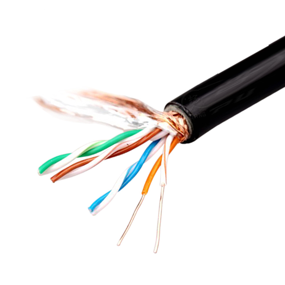 cat5 UTP cat5e copper 24AWG double jacket PVC PE jacket cat 5e outdoor telephone network CAT 5 cable