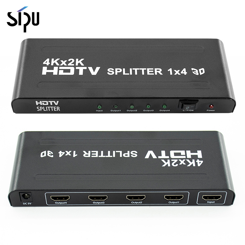 SIPU 4K 3D HDMI Splitter  1 in 2 out, splitter hdmi  Splitter  switcher