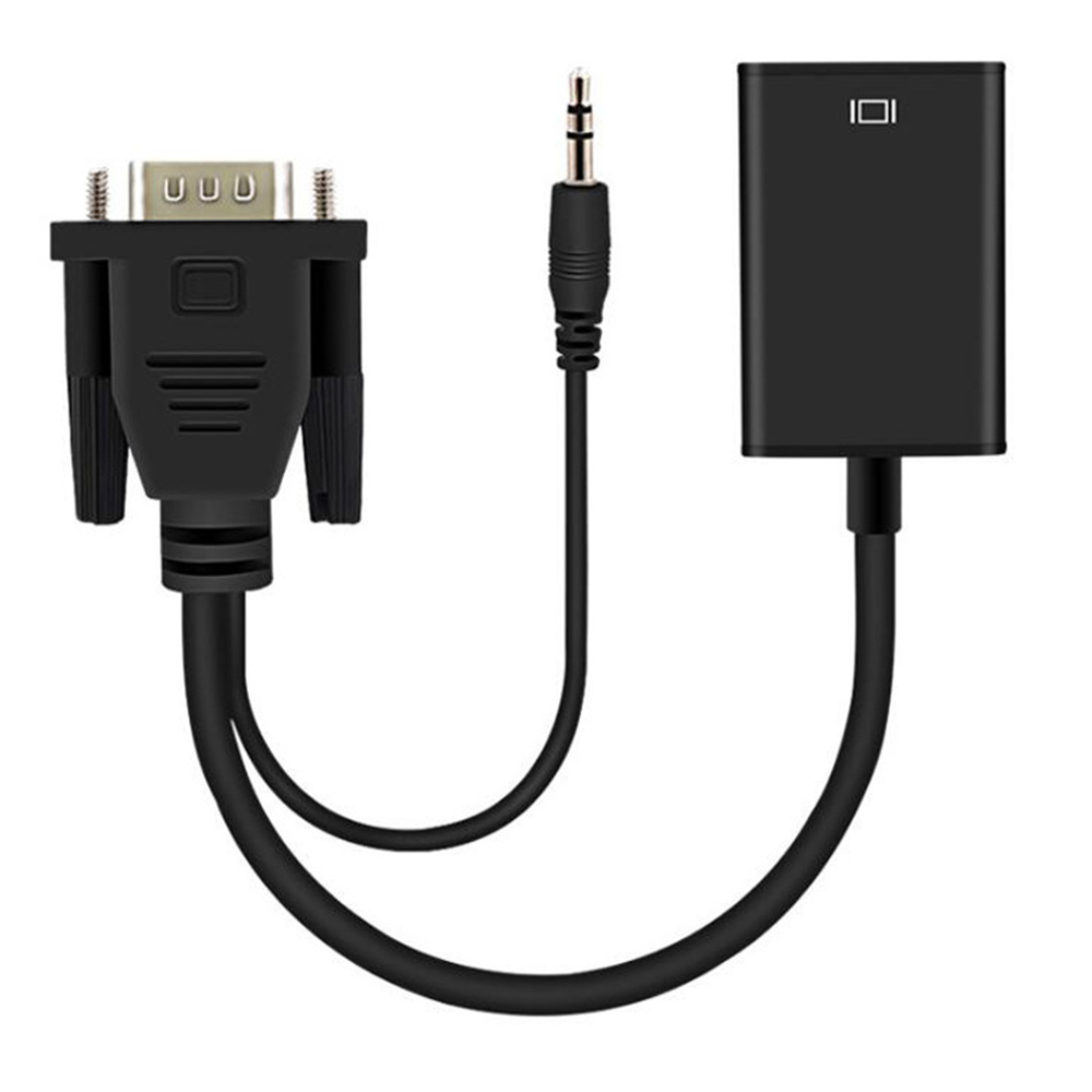 SIPU hot selling male to female vga to hdmi converter tape to power audio vga to hdmi cable