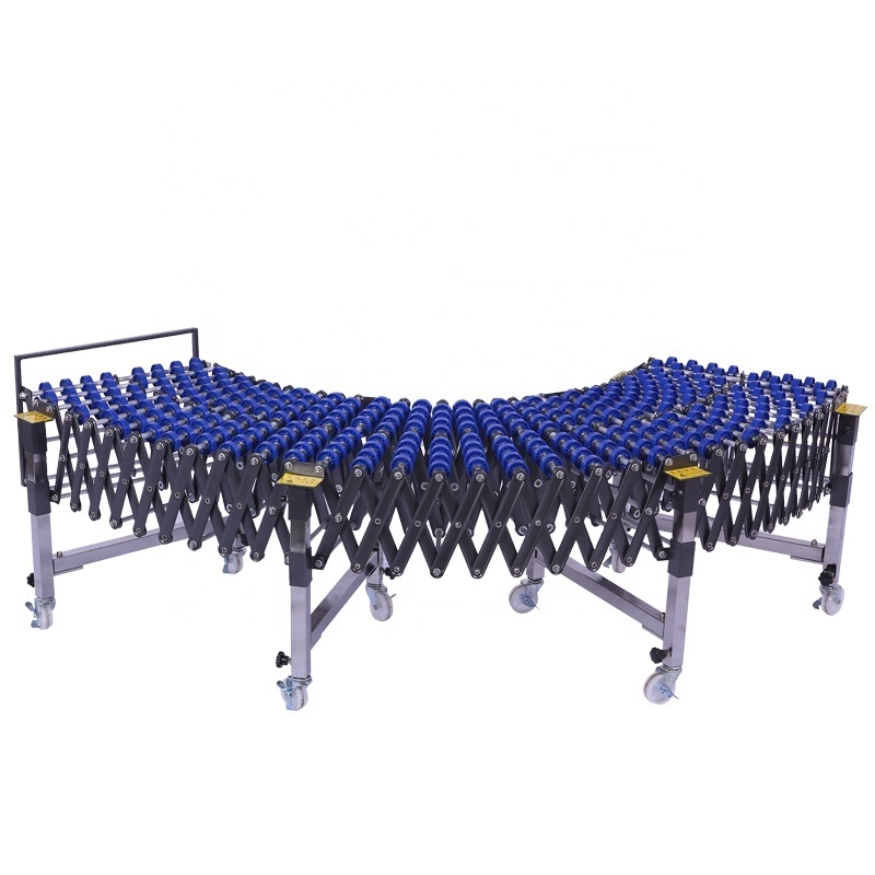 SJB factory wholesale custom made easy moving automatic Width Telescopic Loading Unloading Belt Conveyor For Truck And Container