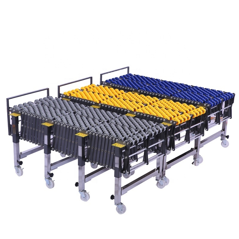 SJB factory wholesale custom made easy moving automatic Width Telescopic Loading Unloading Belt Conveyor For Truck And Container