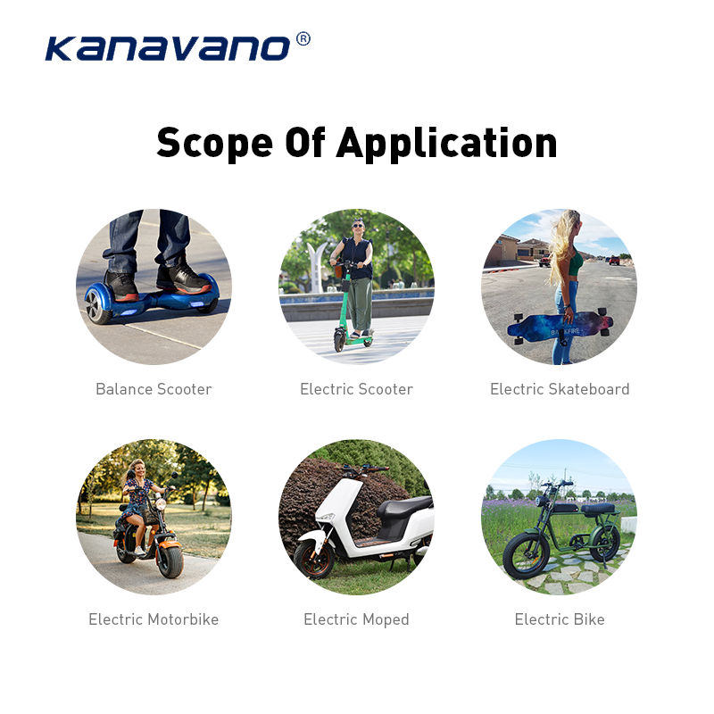 Kanavano  rechargeable 18650 li ion battery 3.7v 5C discharge 18650 1800mah lithium ion battery for balance scooter