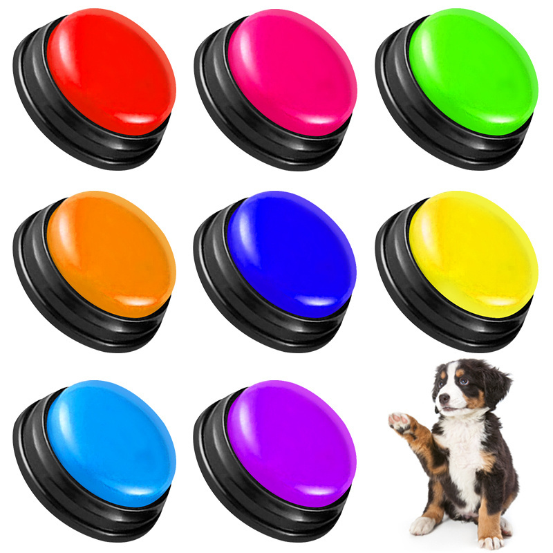 Funny Pet Dog Communication Talking for Dog Cat Speaking Sound Training Toys Speech Button Dog Recording Button