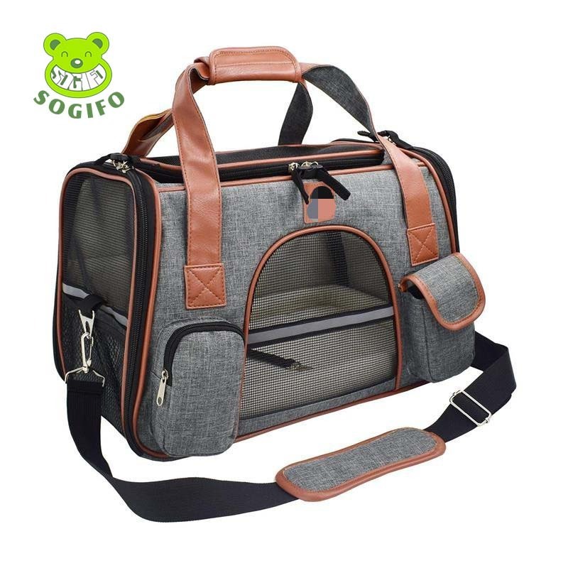 Sogifo One Stop Shopping Portable Pet Carrier For Cats And Dogs Cozy Pet Travel Carrier Bag