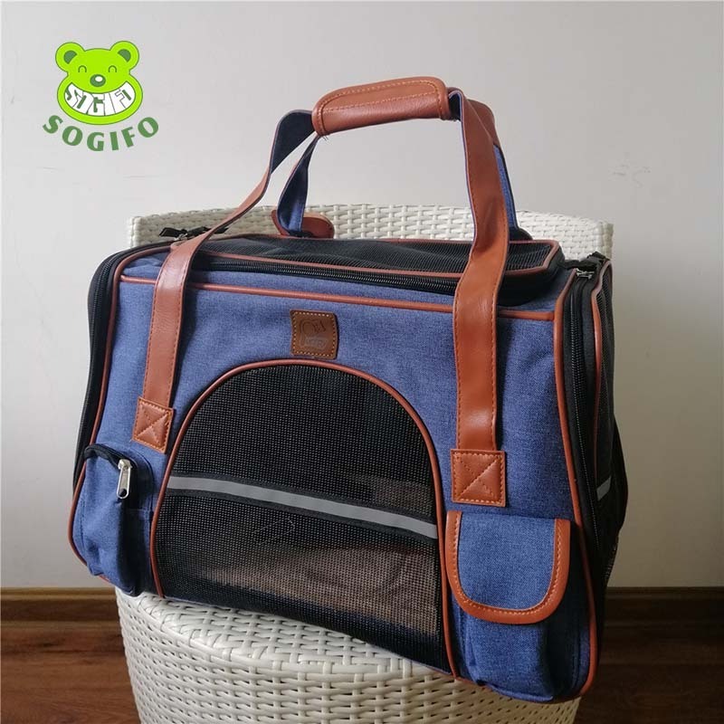 Sogifo One Stop Shopping Portable Pet Carrier For Cats And Dogs Cozy Pet Travel Carrier Bag