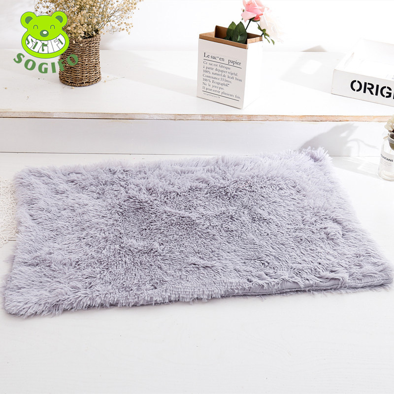 T Cute Soft Warm Fluffy Fleece Flannel Dog Puppy Pet Pad Mat Throw Cover Blanket