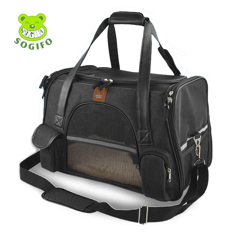 Sogifo One Stop Shopping Portable Pet Carrier For Cats And Dogs Cozy Pet Travel Carrier Bag