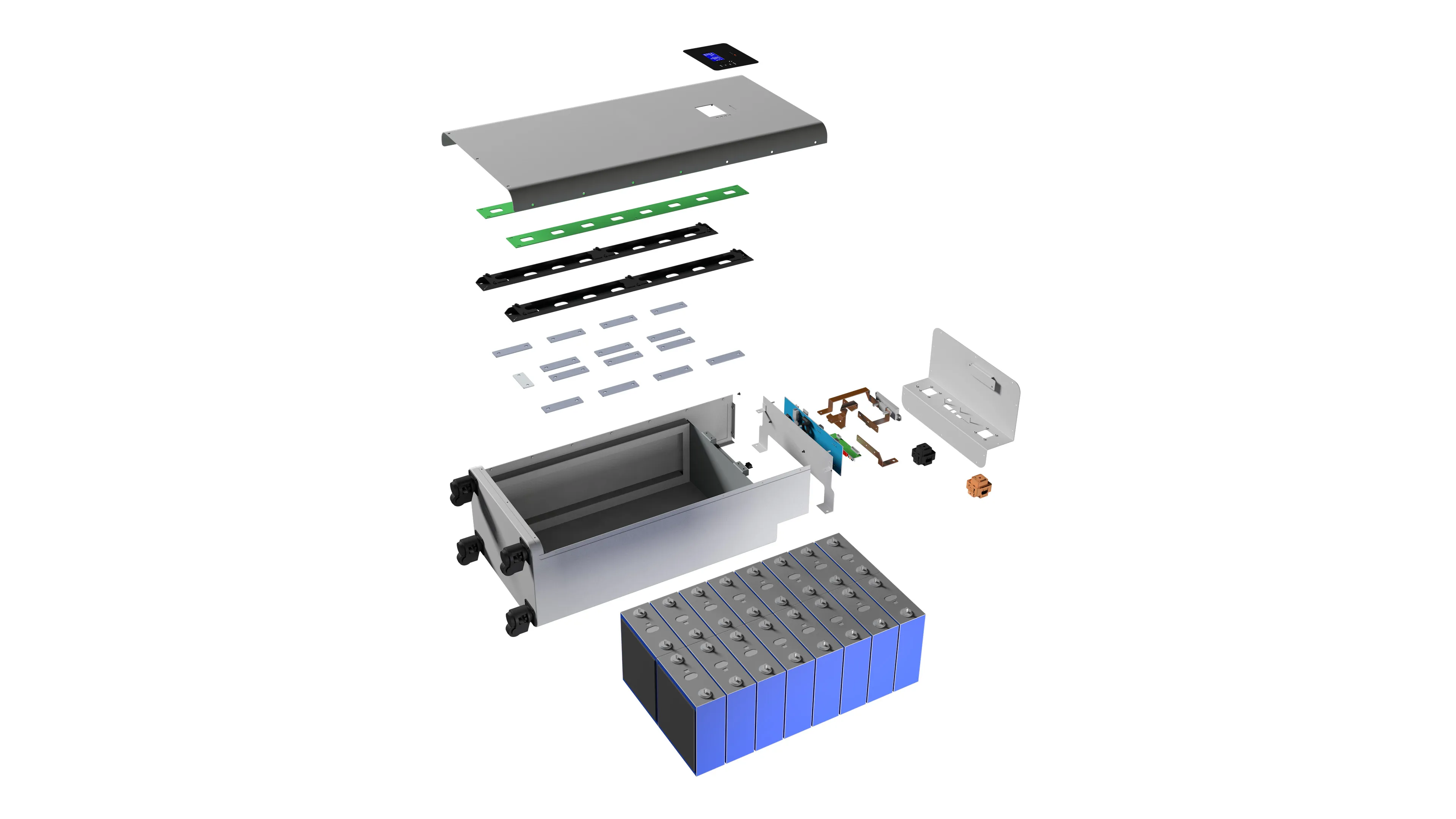 New Standing Seplos 16pcs 280Ah 48V Empty Case Mason 280 DIY Kits 230Aah 300Ah 320Ah Lifepo4 Solar Energy Storage Battery Case