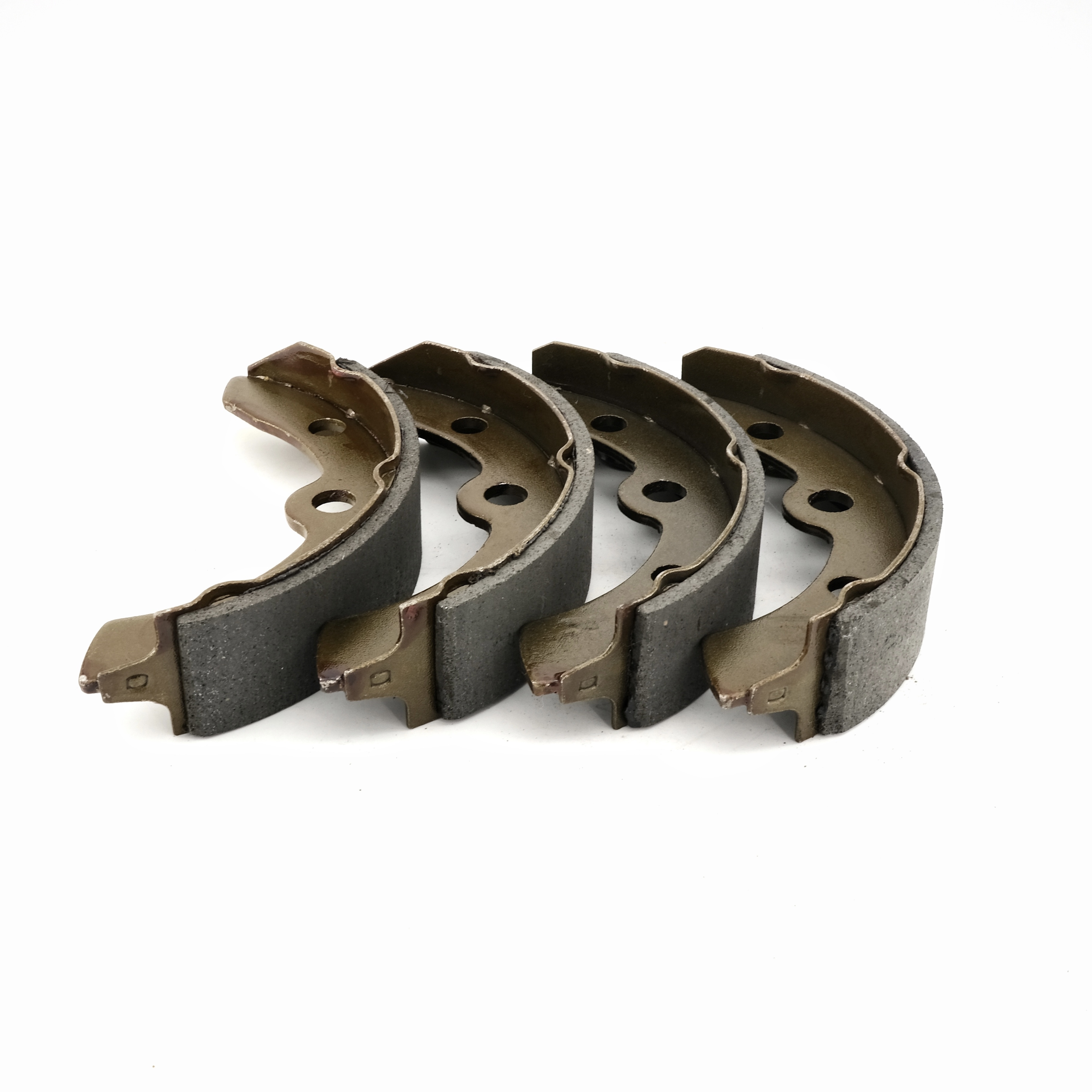 Golf Cart Brake Shoes (2 Front, 2 Rear) Fits Club Car (1995-up) DS and Precedent Golf Cart 1018232-01 EZGO and Yamaha Models