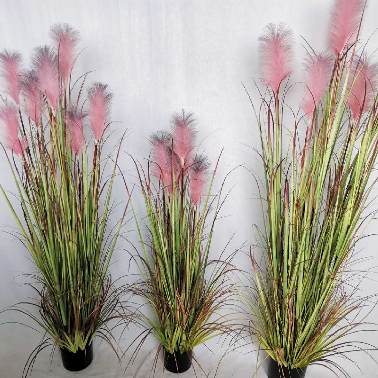 Wholesale High Quality Indoor Outdoor Decorative Artificial Potted Grass