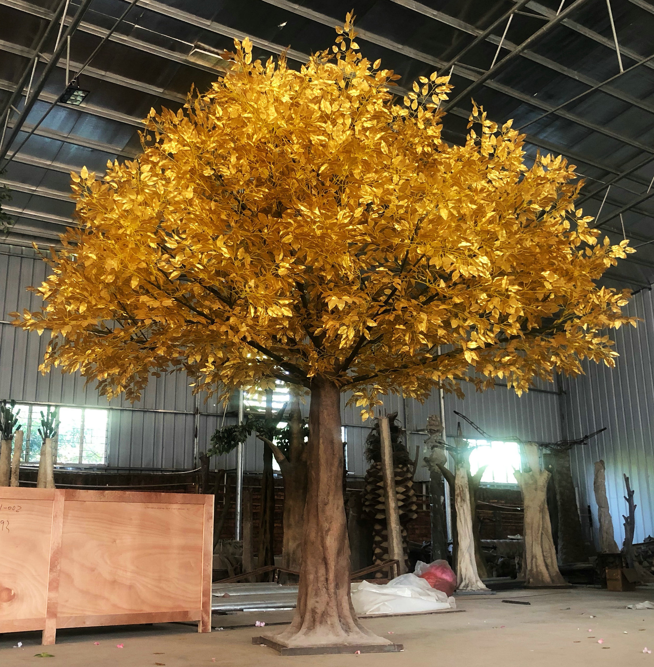 Large Outdoor Fiberglass artificial ficus tree of chinese artificial ficus tree and  artificial ficus silk tree