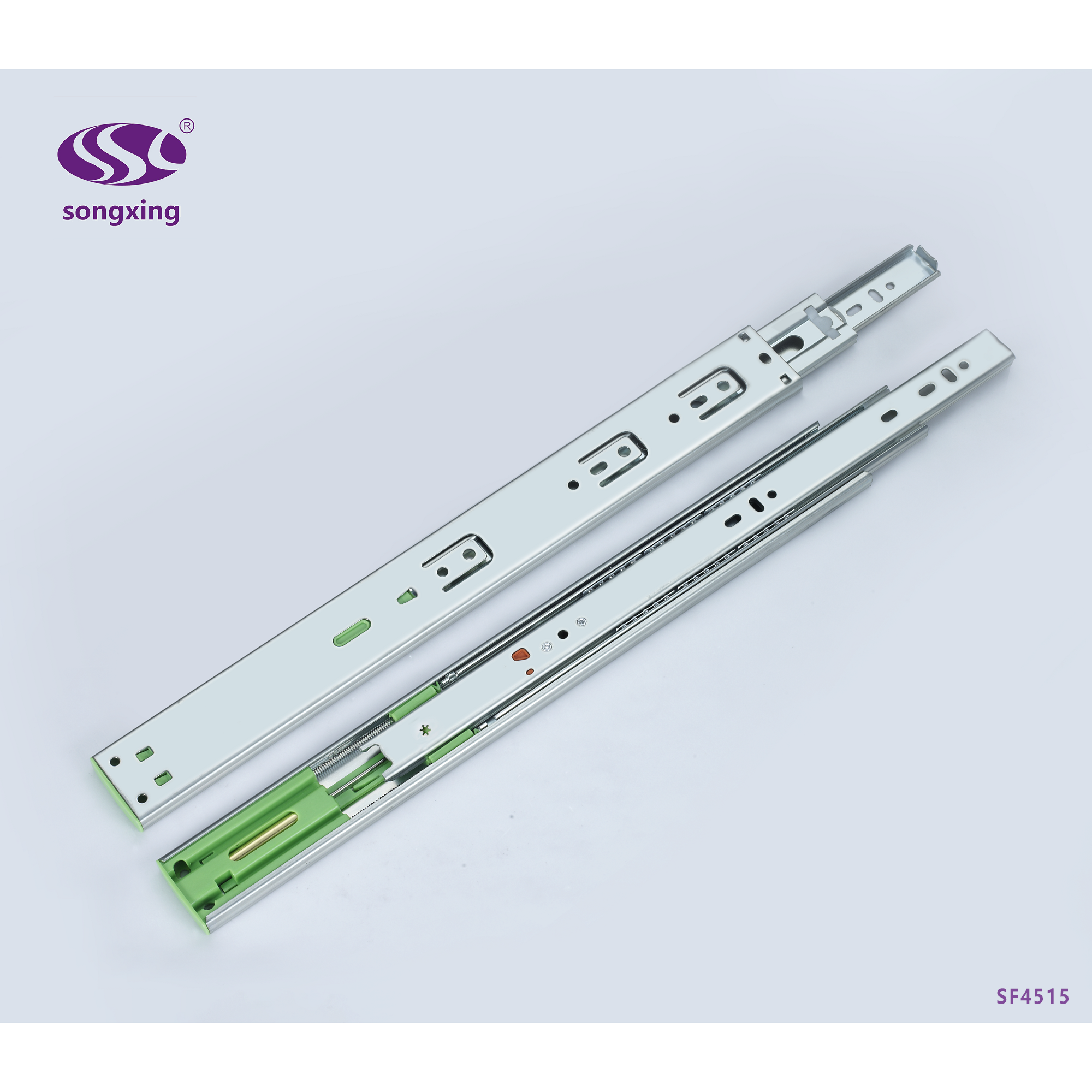 45 mm Premium Quality soft close telescopic channel 62G/72G drawer slide