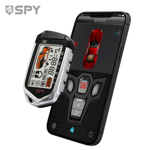 SPY wholesale keyless entry anti-hijacking trunk release remote control start engine car alarm system