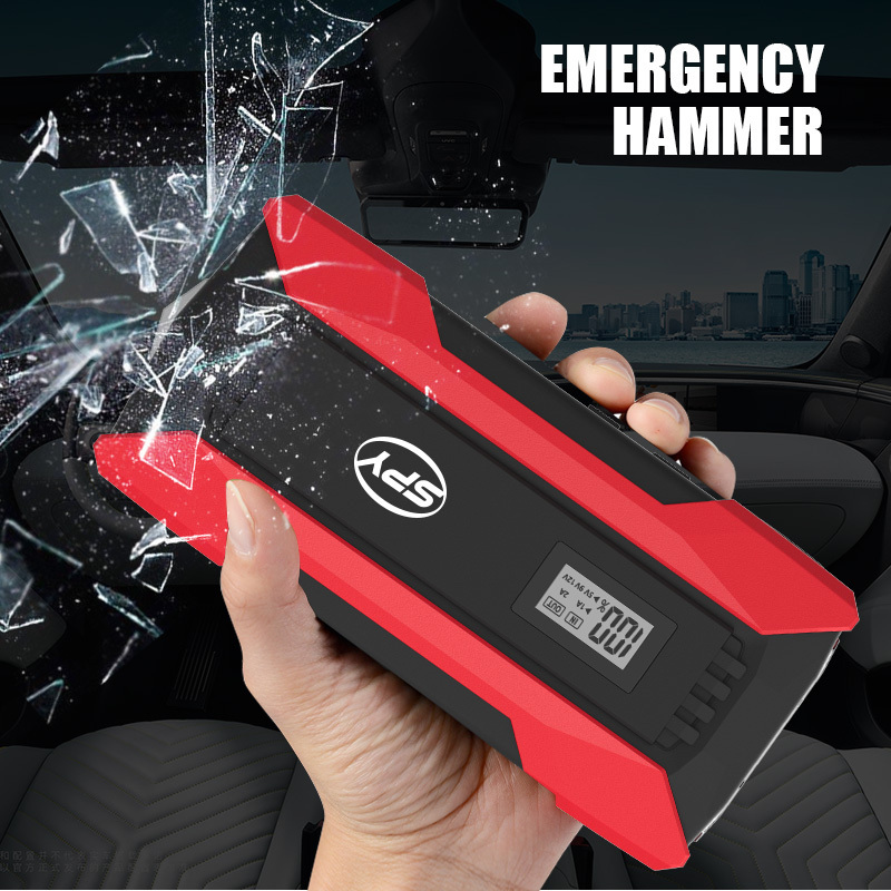 SPY 1500A multi function 12v volt battery boost potable emergency car battery high power pack bank energy cube jump starter