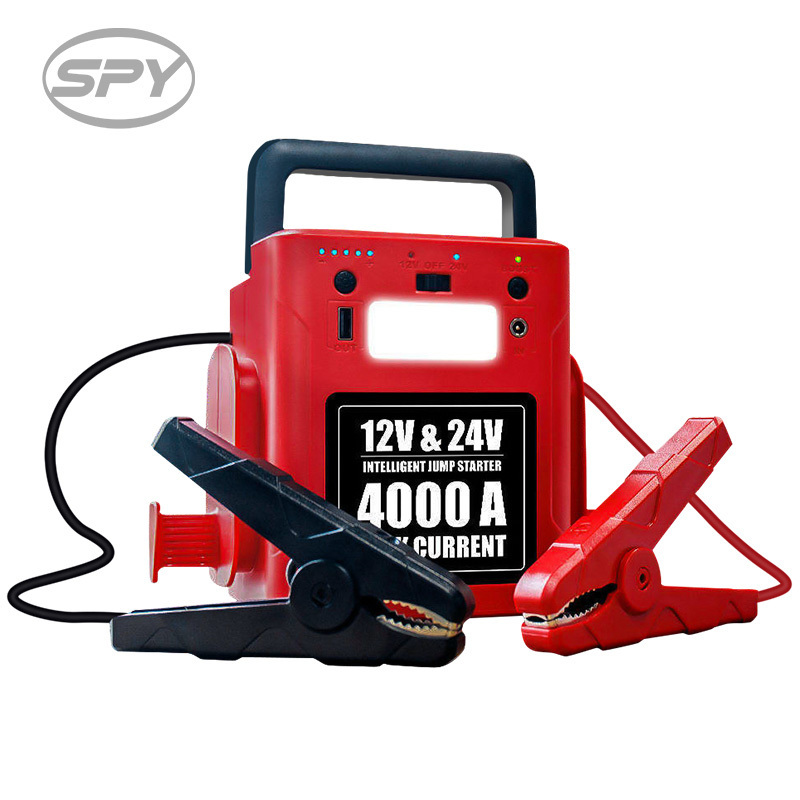 SPY Factory wholesale 56000mah 12 24 volts diesel 24v tractor and semi truck jump starter for semi truck heavy duty