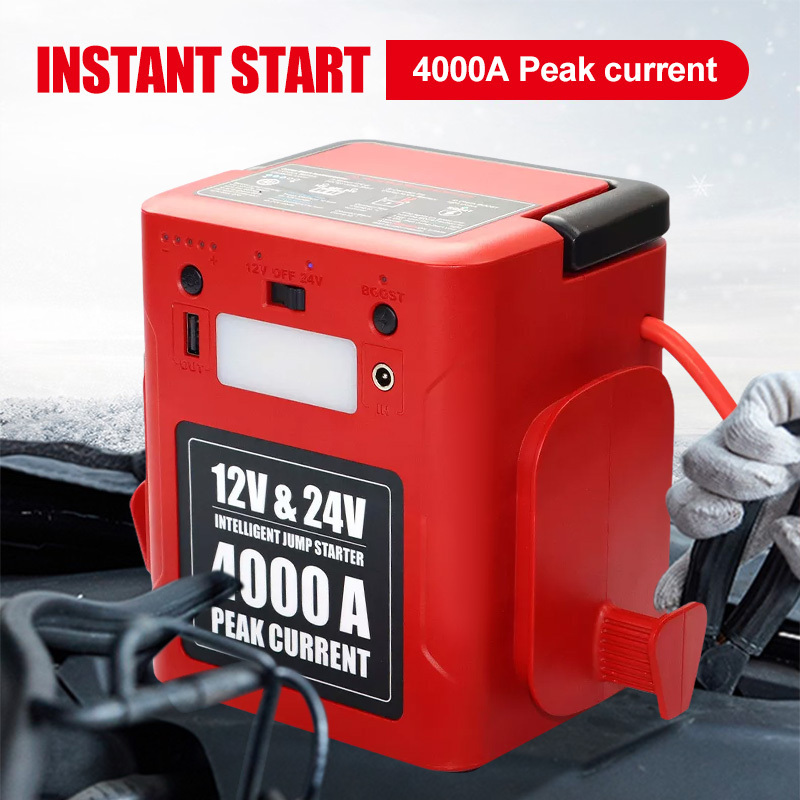 SPY Factory wholesale 56000mah 12 24 volts diesel 24v tractor and semi truck jump starter for semi truck heavy duty