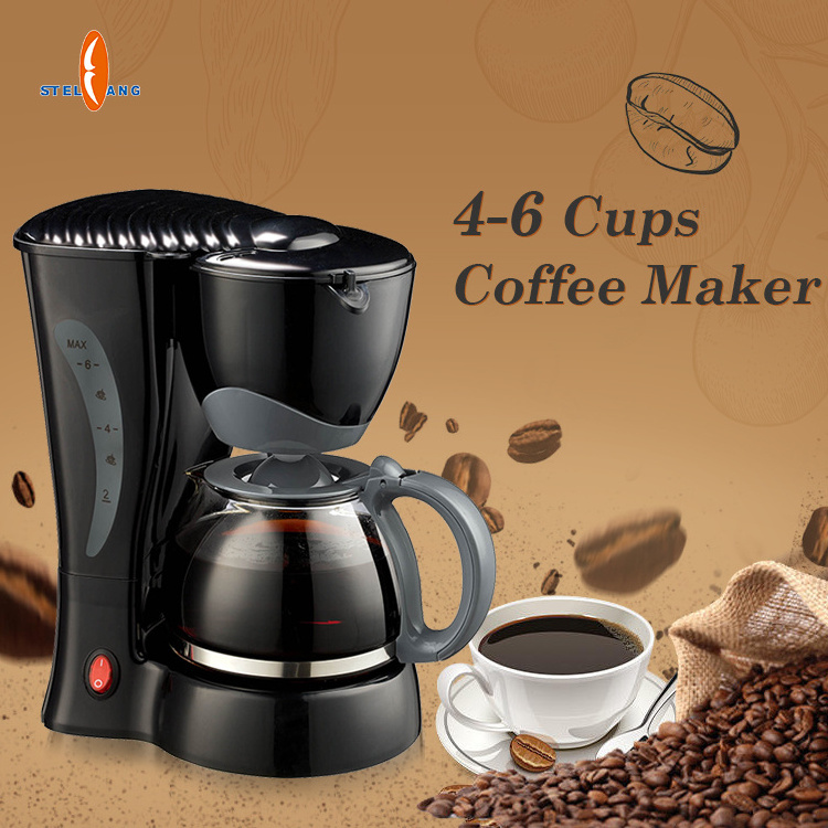 High volume automatic pour over black coffee machine carafe home portable drip coffee maker